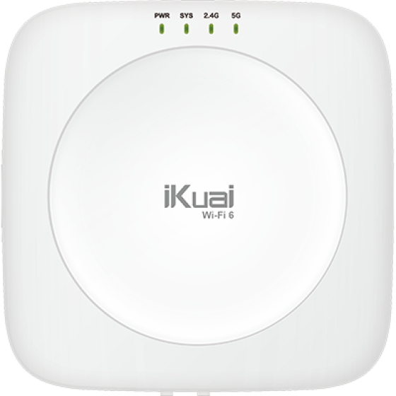 Offizieller ikuai Wi-Fi 6 Transmitter AP IK-X7, unterstützt bis zu 100 Mobiltelefone.